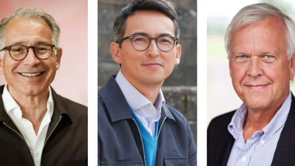 Professors Thoas Fioretos, Lao Saal, Carl Borrebaeck. Photo: Tove Smeds, Olle Dahlbäck