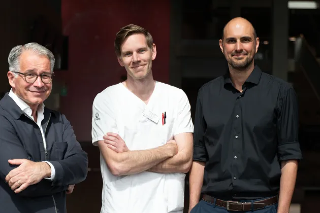 Thoas Fioretos, Niklas Landberg, Carl Sandén. Photo: Tove Smeds