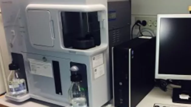 Laboratory equipment. Biacore X100 - Surface Plasmon Resonance. Photo. 