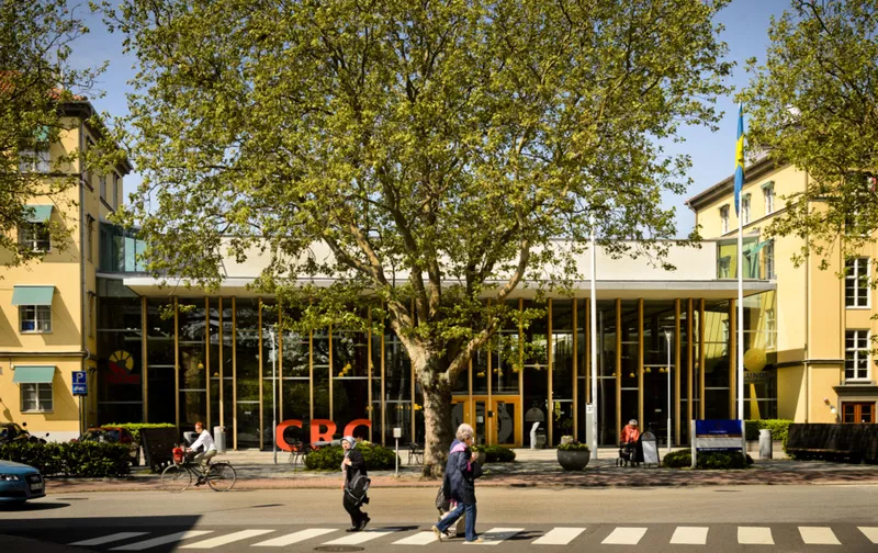 The entrance to Clinical Research Centre in Malmö. Photo.
